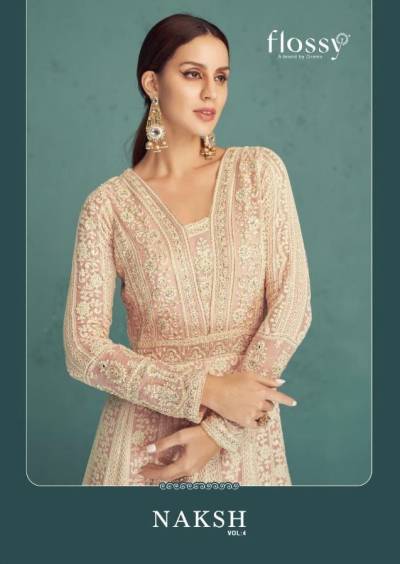 Naksh Vol 4 By Flossy Designer Partywear Dress Collection